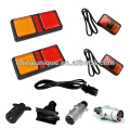 Enganche de remolque resistente al agua 12V & 24V Kit de iluminación, arnés de cableado